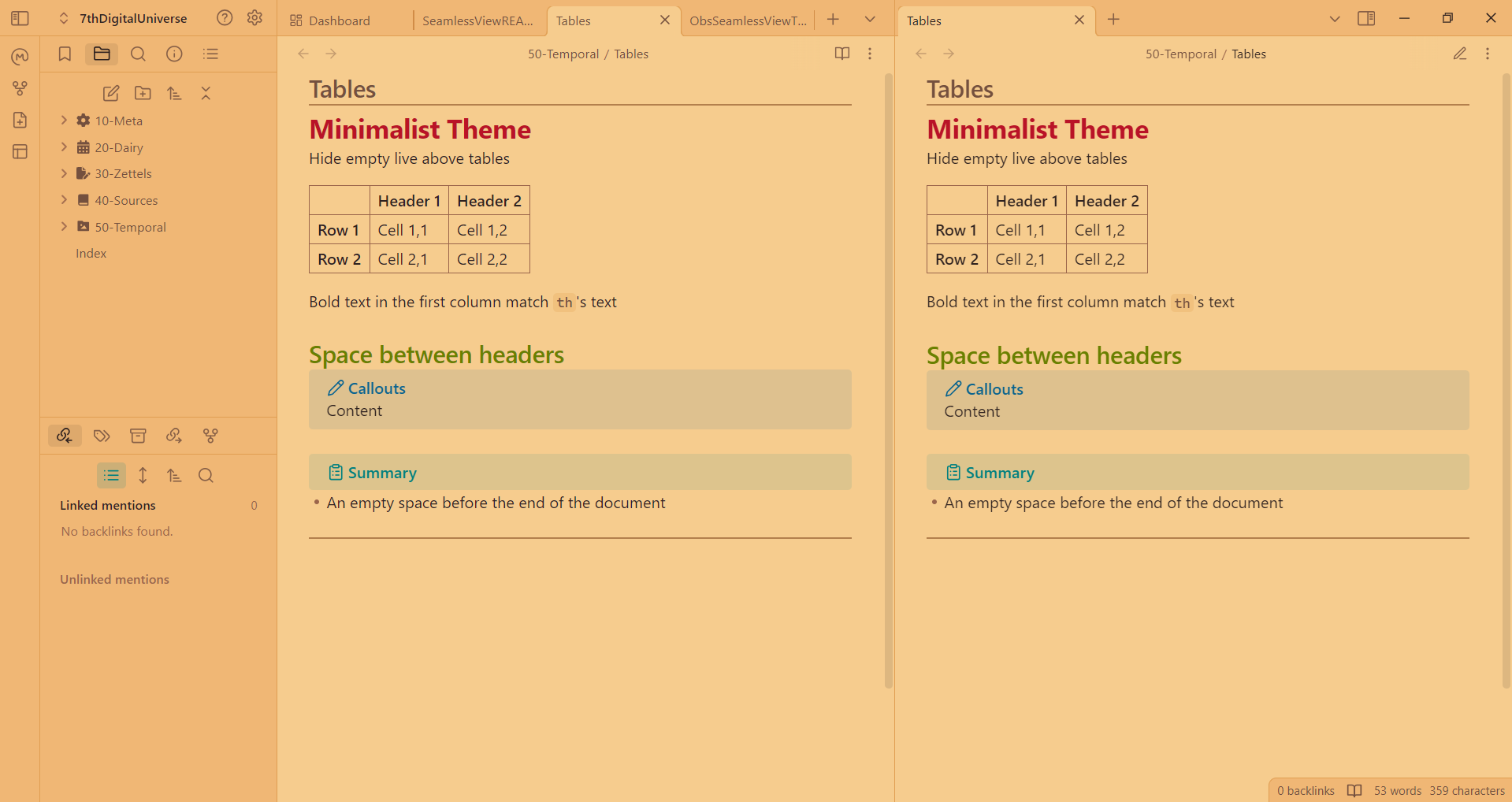 light theme